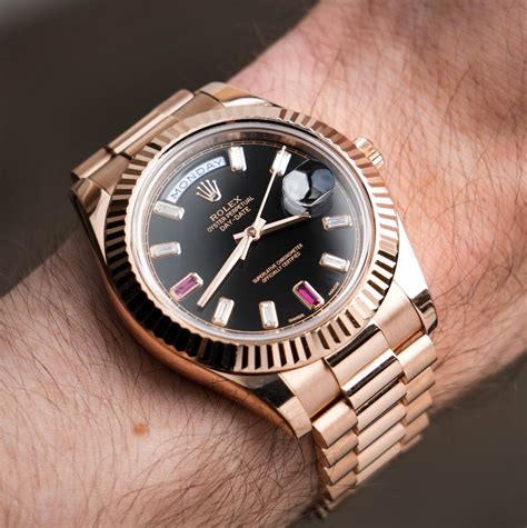 rolex day date gold bracelet|rolex day date 41mm.